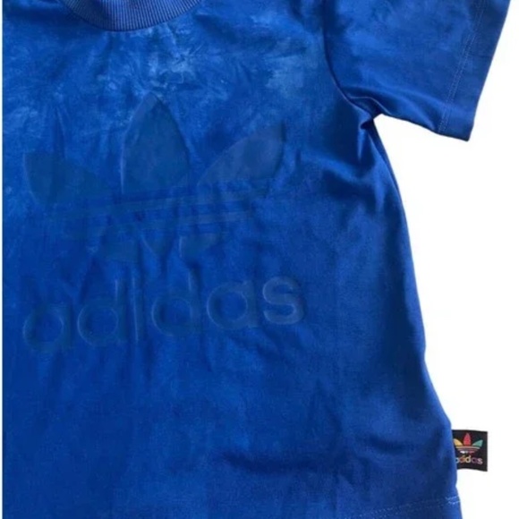 Adidas Originals Pharrell Williams HU Holi Toddler 4T T-Shirt Blue CZ0987 - Picture 5 of 7